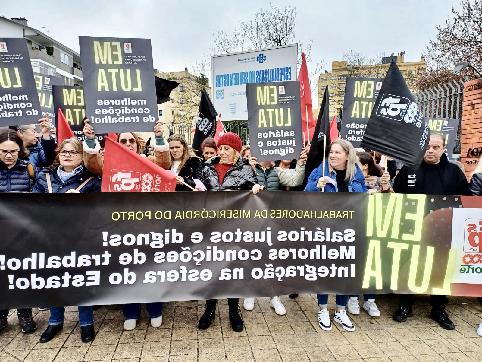 Trabalhadores das Misericórdias fizeram uma grande greve e saíram à rua por todo o País em demonstrações de grande combatividade